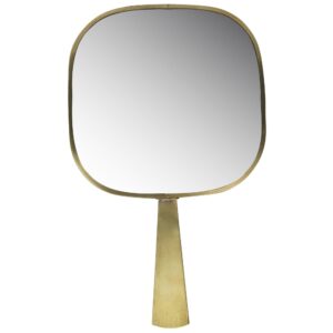 Rectangular Rustic White Wash Finish Wall Mirror