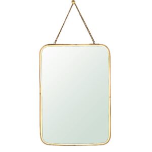 Gold Greek Key Hand Mirror
