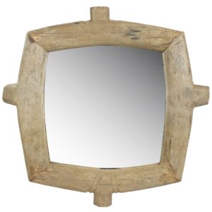 Narrow Gold Rectangular Wall Mirror
