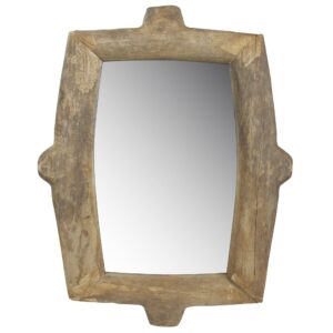 Narrow Gold Rectangular Wall Mirror