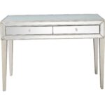 Silver Beaded Console Table