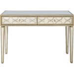 Champagne Glass Mirror Console Table
