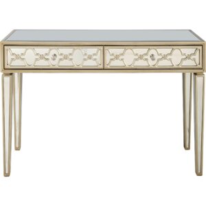 Champagne Finish Console Table
