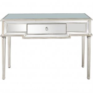 Silver Beaded Console Table