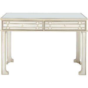 Rectangular Striped Falling Console Table