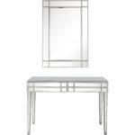 Stainless Steel Mirror and Console Table