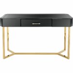 Black and Gold Console Table