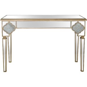 Gray Gold Modern Dining Chair