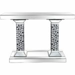 Beaded Pestestal Console Table