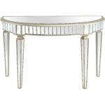 Gold Accented Console Table