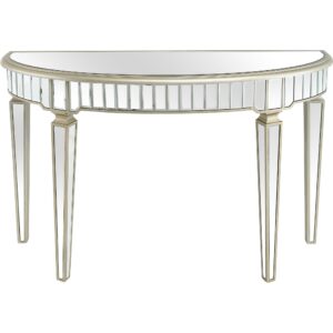 Champagne Finish Console Table