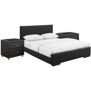 Black Twin Over Full Size Bunk Bed
