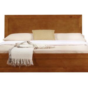 Natural Unfinished Low Post Cedar Log King Bed