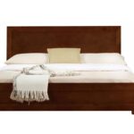 Walnut Wood Twin Platform Bed