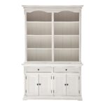 Classic White Hutch Cabinet