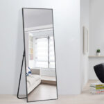 Freestanding Black Full-length Mirror
