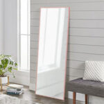 Freestanding Rose Gold Full-length Floor Mirror
