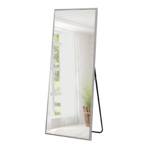 Brushed Titanium Rectangular Wall Mirror
