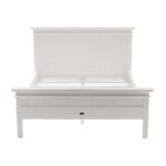 Classic White Panel Queen Size Bed