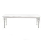 White Modern Farmhouse 94″ Dining Table