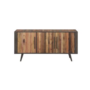 3 Panel Mocha Room Divider with Tri-fold Design