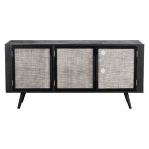 Black Modern Wooden Writing Desk