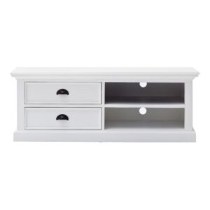 23.75" Particle Board Laminate and MDF TV Stand with Storage