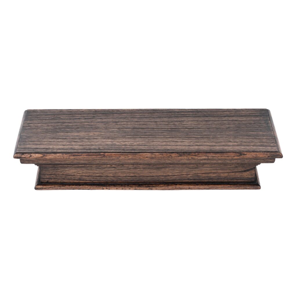 23″ Black Wash Floating Wall Shelf