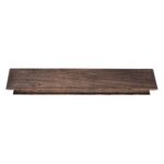 47″ Black Wash EL Floating Wall Shelf