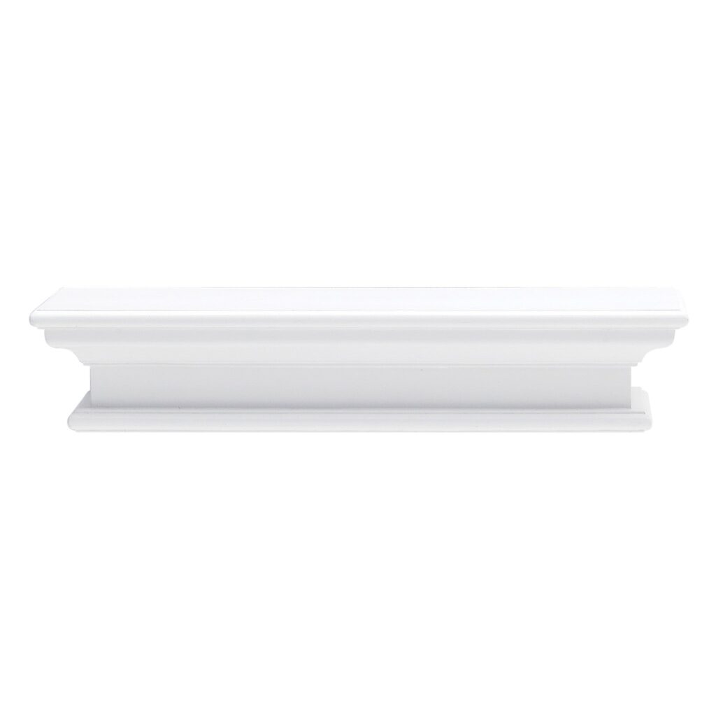 23″ Classic White Floating Wall Shelf