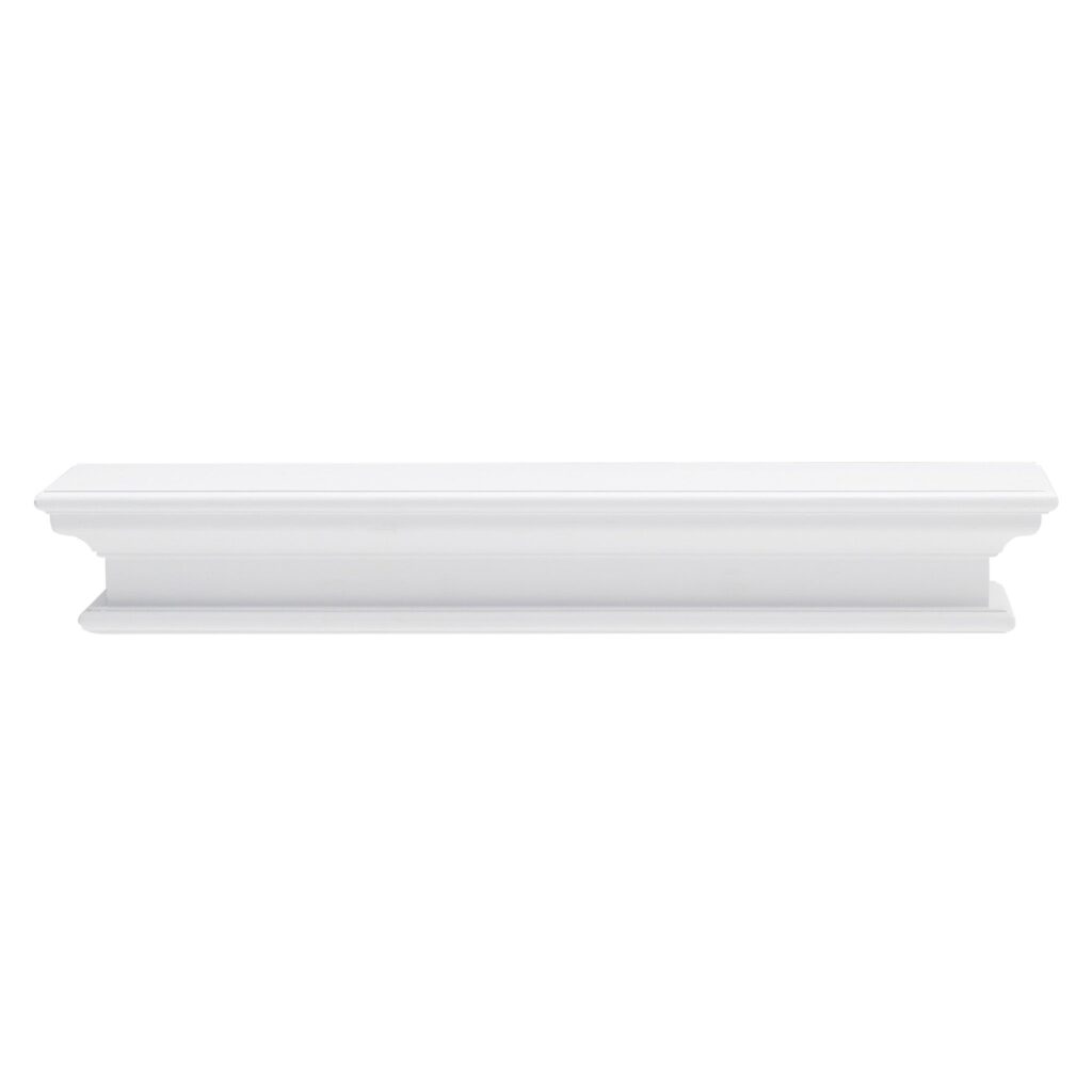32″ Classic White Floating Wall Shelf