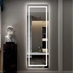 LED Strip Rectangular Wall Mirror