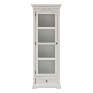 Smokey Oak Bar Cabinet with One Door Panel