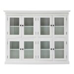 Classic White Two Level Mega Storage Cabinet