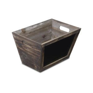 18' X 44' X 80' Salvaged Natural Wood Glass Curio