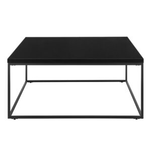 Black Mirrored Console Table