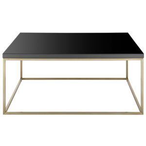 Black Mirrored Console Table
