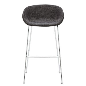 Red Faux Leather Swivel Adjustable Bar Stool