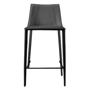 Red Faux Leather Swivel Adjustable Bar Stool