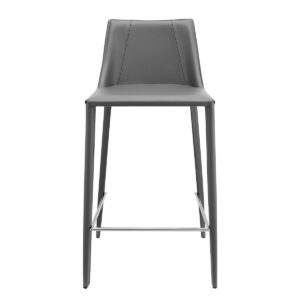 Red Faux Leather Swivel Adjustable Bar Stool