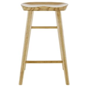 26" Gray Tufted Velvet Upholstered Bar Stool