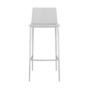Squared Off Natural Wood Stool