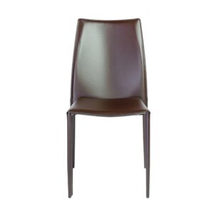 Adjustable Cream Tufted Faux Leather and Black Wood Swivel Barstool.
