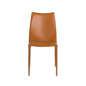 Rich Black Faux Leather Counter Stool