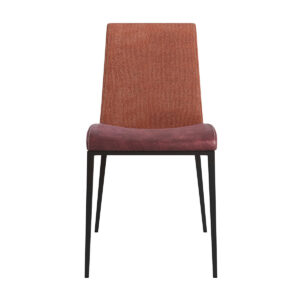 Set of Two Blue Velvet Dining Chairs