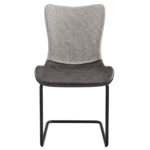 20' X 24' X 38' 2pc Walnut And White Washed Side Chair