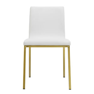 Set of Two Grey Velvet Tufted Dining Chairs