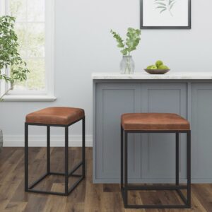 Red Chrome Swivel Adjustable Bar Stool
