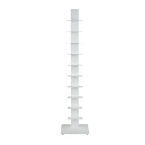 Iko 78" White Modern Abstract Open Shelving Unit
