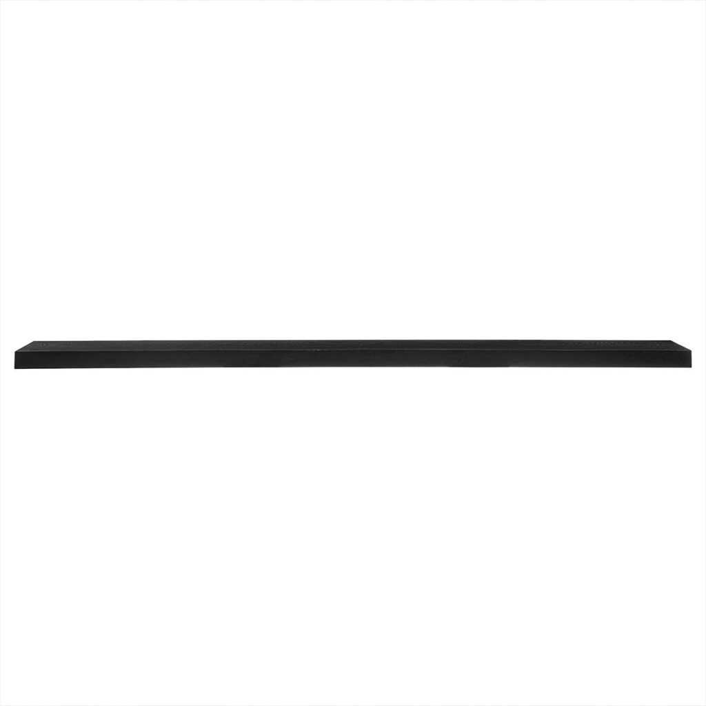 75″ Black Wooden Floating Shelf